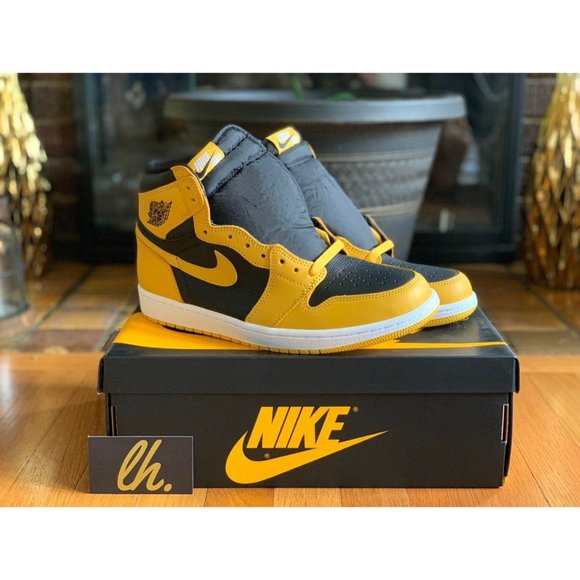 Size 10 Air Jordan 1 Retro OG High "Pollen" - Picture 5 of 6